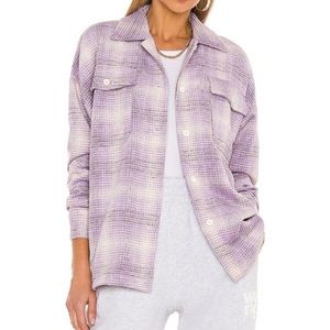 Lovers +Friends Emmy plaid shacket